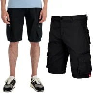 Odzież taktyczna i umundurowanie - Spodenki Alpha Industries Alpha Short 136250 03 - Czarne 33 - miniaturka - grafika 1
