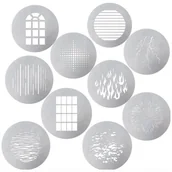 Statywy fotograficzne - Zestaw 10 Nakładek Aputure Gobo Spotlight Mount Set - miniaturka - grafika 1