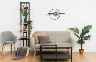 Lampa ścienna z ozdobnym, grafitowym kloszem K-5340 z serii ASTRA - Lampy ścienne - miniaturka - grafika 2