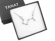 Naszyjniki - Naszyjnik srebrny znak zodiaku konstelacja Skorpion - miniaturka - grafika 1