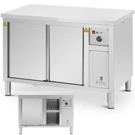 Piece, kotły  i płyty grzejne gastronomiczne - Szafa grzewcza podgrzewacz do talerzy 30-80 C 120 x 70 x 85 cm 2.4kW - miniaturka - grafika 1