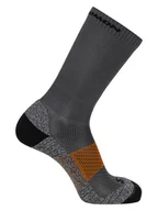 Skarpetki męskie - SALOMON Skarpety funkcyjne "Aero Crew" w kolorze antracytowym - miniaturka - grafika 1