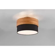 Lampy sufitowe - Seasons plafon czarno brązowy drewno Boho 611500202 Trio - miniaturka - grafika 1