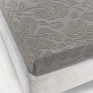 Prześcieradła - Prześcieradło frotte bez gumki Tulipan 150x205 ZWOLTEX ciemnobeżowe GRUBE - miniaturka - grafika 1
