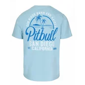 Odzież taktyczna i umundurowanie - PITBULL KOSZULKA Light Weight 170 Basic San Diego Born '25 - Turkusowa - miniaturka - grafika 1