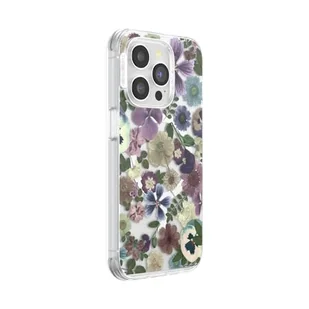 PopSockets Etui do iPhone'a 14 Pro z MagSafe, etui na telefon iPhone 14 Pro, uchwyt sprzedawany oddzielnie, kompatybilne z bezprzewodowym ładowaniem - tłoczone kwiaty - Etui i futerały do telefonów - miniaturka - grafika 1