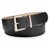 Paski - PUCCINI Pasek Damski Do Spodni Skórzany Czarny Rozmiar M PAD210M-Z-1 - miniaturka - grafika 1