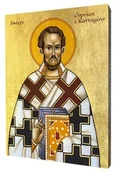 Ikony i obrazy sakralne - Ikona święty Cyprian z Kartaginy - miniaturka - grafika 1