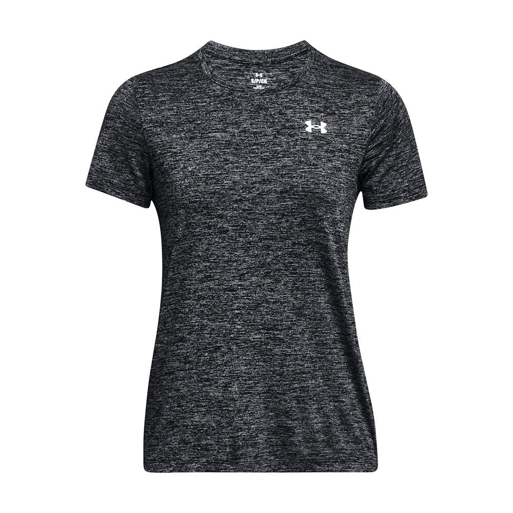 Koszulka damska Under Armour Tech SSC- Twist Black/White S