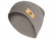 Czapki damskie - Czapka Zimowa Adidas Ess Beanie Ciepła Ii3521 Osfw Szara Na Zimę - miniaturka - grafika 1