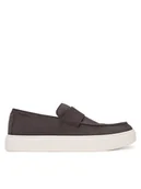 Półbuty męskie - Calvin Klein Lordsy Hybrid Clean Cup Loafer Band Su HM0HM02161 Brązowy - miniaturka - grafika 1