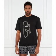 Koszulki męskie - HUGO T-shirt Droad Loose fit - miniaturka - grafika 1