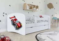 Łóżka dla dzieci i młodzieży - Kocot Kids Łóżko BABY DREAMS auto wyścigowe dla chłopca z materacem Kocot Kids - miniaturka - grafika 1