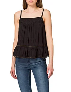 Superdry Damska koszulka Ameera Top Cami, czarny, S - Koszulki i topy damskie - miniaturka - grafika 1