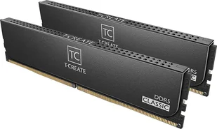 Team Group DDR5 - 64GB - 6400 - CL - 34 2x 32 GB dual kit, RAM Kolor: CZARNY, CTCED564G6400HC34BDC01, T-CREATE EXPERT, AMD EXPO CTCED564G6400HC34BDC01 - Pamięci RAM - miniaturka - grafika 1