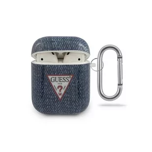 Guess Guess GUACA2TPUJULDB AirPods cover granatowy/dark blue Jeans Collection - Akcesoria do słuchawek - miniaturka - grafika 2