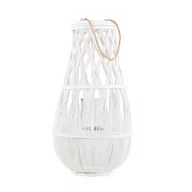 Świeczniki - Beliani Lampion biały 56 cm TONGA - miniaturka - grafika 1