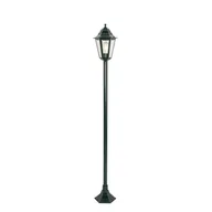 Lampy ogrodowe - QAZQA Klasyczna stojąca lampa zewnętrzna ciemnozielona 170 cm IP44 - Nowy Orlean - miniaturka - grafika 1