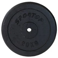 Obciążenia - SPORTOP SPORTOP Obciążenie SPORTOP Fi28 20 kg) - miniaturka - grafika 1