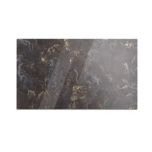 Szklana deska do krojenia HOMEPRINT Czarno złoty marmur 60x52 cm - Deski do krojenia - miniaturka - grafika 1