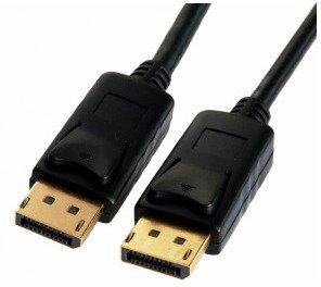 Icidu Brackton DisplayPort Male - DisplayPort Male 5m Black 4K 4250923703779 DP4-SKB-0500.B 4250923703779