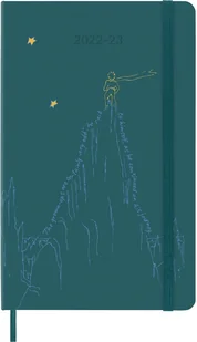 Moleskine Germany GmbH Moleskine 18 Monate Wochen Notizkalender- Der kleine Prinz 2022/2023, Large/A5, 1 Wo = 1 Seite, rechts linierte Seite, Fester Einband, Berg - Pozostałe książki - miniaturka - grafika 1
