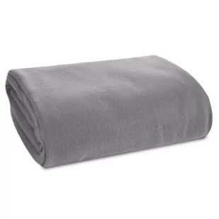 Koc narzuta polarowy 150x200 popielaty D91 - Koce - miniaturka - grafika 1