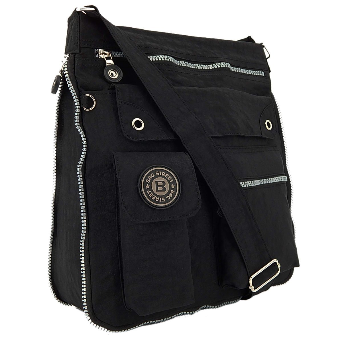 EKAVALE Lekka Torebka Damska Crossbody Wodoodporna Czarna