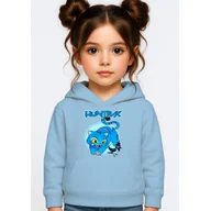 Bluzy dla dziewczynek - BLUZA DZIECIĘCA DERPY KOT DEMON HUNTERS HUNTRIX 104 Z KAPTUREM - miniaturka - grafika 1