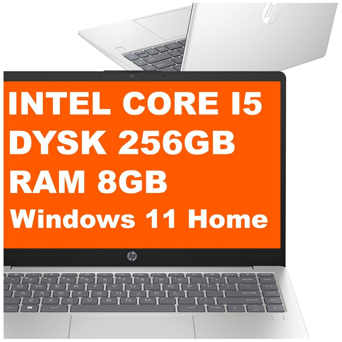 HP 14-ep0022na / C7DX5EA / Core i5 / 8GB / 256GB / Iris Xe / FullHD / Win 11 / Srebrny