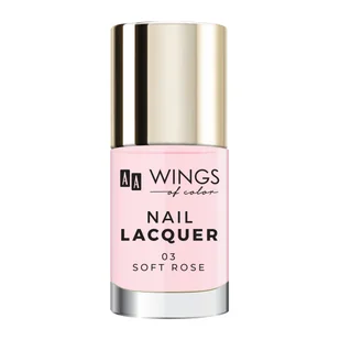AA WINGS OF COLOR Nail Lacquer Lakier do paznokci 03 Soft Rose 10 ml - Lakiery do paznokci AA WINGS OF COLOR Nail Lacquer Lakier do paznokci 03 Soft Rose 10 ml - Lakiery do paznokci - miniaturka - grafika 1