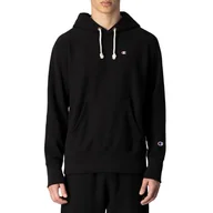 Bluzy sportowe męskie - Bluza Champion Reverse Weave 1952 Hoodie 217233-KK001 - czarne - miniaturka - grafika 1