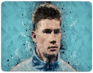 Podkładki pod mysz - Podkładka pod myszkę Kevin De Bruyne + imię - miniaturka - grafika 1