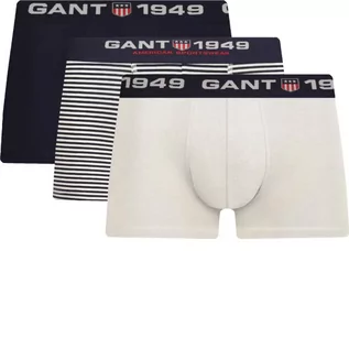 Majtki męskie - Gant Bokserki 3-pack RETRO SHIELD STRIPE - grafika 1