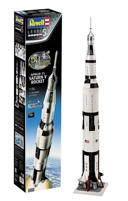 Revell Model plastikowy Moon Landing 1/96 Apollo 11 Saturn V DARMOWA DOSTAWA! GXP-688626