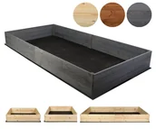 Pozostałe akcesoria do uprawy roślin - Duża skrzynia na warzywa XP06 /27x203x100 cm/ Szara / Wamar-Sosenka - miniaturka - grafika 1