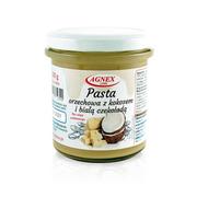 Inne słodycze - AGNEX Krzysztof Wierzbicki Pasta orzechowa z kokosem i białą czekoladą 300 g PASTA ORZECHOWA - miniaturka - grafika 1