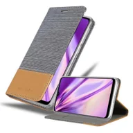 Etui i futerały do telefonów - Cadorabo Etui na Xiaomi Mi CC9 w kolorze LIGHT GREY BROWN Etui na telefon komórkowy z magnetycznym zamknięciem, funkcją podstawki i miejscem na kartę Etui Etui ochronne Etui z klapką w stylu książki - miniaturka - grafika 1