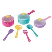 Zabawki AGD - Wader Zestaw naczyń kuchennych, mix kolorów 22190 - miniaturka - grafika 1