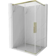 Kabiny prysznicowe - Mexen Rox Duo kabina prysznicowa rozsuwana 90 x 85 cm, transparent, złota - 8C2D-090-085-50-00 - miniaturka - grafika 1