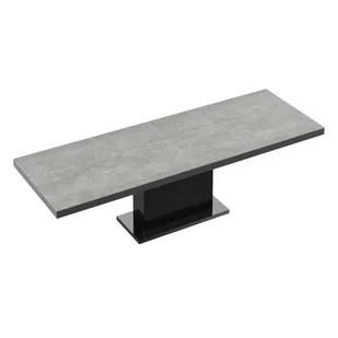 Stół rozkładany MODICA Grey Stone MAT + Czarny HG - Stoły - miniaturka - grafika 1