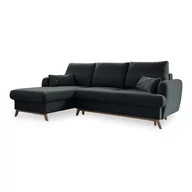 Narożniki - Ciemnoszary narożnik rozkładany Miuform Scandic Lagom, lewostronny - miniaturka - grafika 1