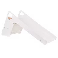 Place zabaw - KiddyMoon Krzesełko ślizgawka 2w1 SC-002 biały large Zabawka zjeżdżalnia - miniaturka - grafika 1