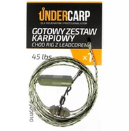Inne akcesoria dla wędkarzy - Undercarp Zestaw Chod Rig z leadcorem 45 lbs zielo - miniaturka - grafika 1