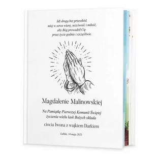 Murrano Historie opowieści biblijne z nadrukiem dla chłopca na komunię KZ-HB-032 - Pamiątka Pierwszej Komunii Świętej - miniaturka - grafika 1