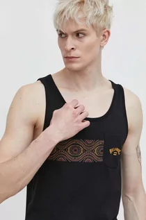 Koszulki męskie - Billabong t-shirt bawełniany męski kolor czarny - grafika 1