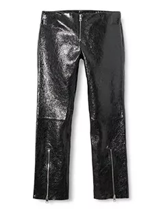 Spodnie damskie - Just Cavalli Spodnie damskie spodnie, 900 czarny, UK M - grafika 1
