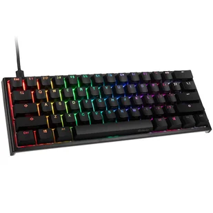 Klawiatura gamingowa Ducky ONE 2 Mini, MX-Blue, RGB , czarna, mechaniczna - Klawiatury - miniaturka - grafika 1