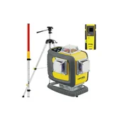 Poziomice laserowe - Laser budowlany Nivel System CL4D-B - ZESTAW statyw SJJ-M1 EX czujnik CLS-4 łata LS-24 Nivel System - miniaturka - grafika 1