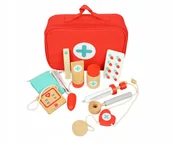 Łamigłówki - Drewniany Zestaw Małego Doktora Pierwsza Pomoc - miniaturka - grafika 1